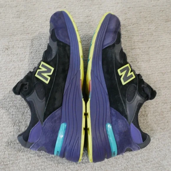 New Balance Mens 992 Made in USA 'Black Purple' Athletic Shoes~ - Picture 8 of 13